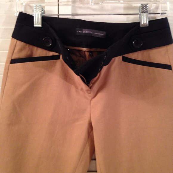 Tan Stretch Pants Exact Stretch Tan Black The Limited 2 - Picture 3 of 6